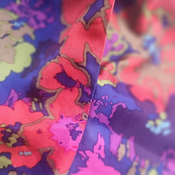 J. Crew Women's Size 00 Silk Ashbury Blue Silk Jules Dress Pockets - Picture 6 of 8